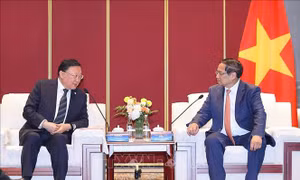 Thủ tướng Phạm Minh Chính làm việc với các tập đoàn lớn của Trung Quốc