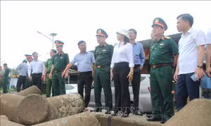 Kiểm tra công tác phòng, chống thiên tai và tìm kiếm cứu nạn tại Cà Mau