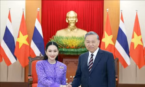 Tổng Bí thư Tô Lâm tiếp Thủ tướng Thái Lan Paetongtarn Shinawatra