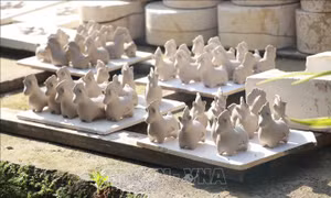 Linh vật Ngựa nơi làng gốm hơn 500 năm tuổi