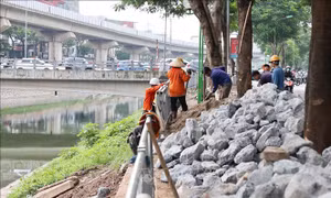 Chỉnh trang, đảm bảo mỹ quan đô thị hai bờ sông Tô Lịch