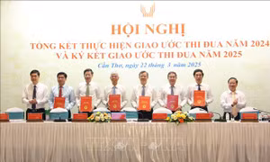 Sáu thành phố trực thuộc Trung ương ký kết giao ước thi đua năm 2025