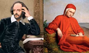 Hé lộ mối liên hệ bất ngờ giữa hai đại văn hào Shakespeare và Dante