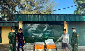 Phát hiện một bè mảng vận chuyển lượng lớn thực phẩm không rõ nguồn gốc