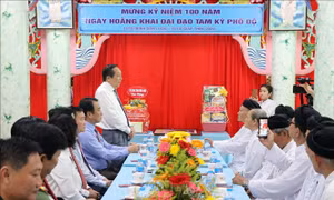 Chúc mừng Đại lễ 100 năm Ngày Khai đạo Cao Đài 