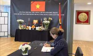 Đại diện Hoàng gia và Chính phủ Hà Lan tới viếng, ghi sổ tang tiễn biệt Tổng Bí thư Nguyễn Phú Trọng 