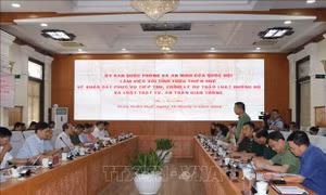 Ủy ban Quốc phòng và An ninh của Quốc hội làm việc tại tỉnh Thừa Thiên - Huế