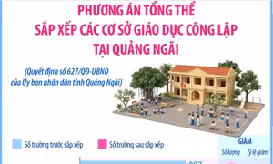 Phương án tổng thể sắp xếp các cơ sở giáo dục công lập tại Quảng Ngãi