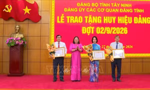 Dấu son cống hiến qua những Huy hiệu Đảng