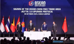 ASEAN, Trung Quốc ký kết Nghị định thư nâng cấp Hiệp định thương mại tự do