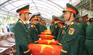 Bến Tre: Tổ chức lễ truy điệu và cải táng 51 hài cốt liệt sĩ