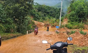 Bình Định khẩn trương khắc phục các điểm sạt lở ở huyện An Lão