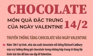 Chocolate - món quà đặc trưng của ngày Valentine