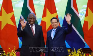 Thủ tướng Phạm Minh Chính hội kiến Tổng thống Nam Phi