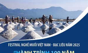 Festival nghề muối Việt Nam - Bạc Liêu: 'Hành trình 100 năm nghề Muối - Đời người'