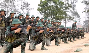Lần đầu tiên Bộ Quốc phòng phong quân hàm Thượng úy cho học viên đào tạo trong nước