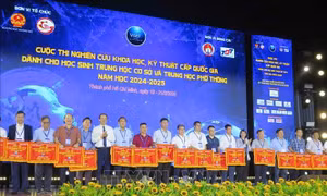 Hủy kết quả giải Nhất cuộc thi nghiên cứu khoa học, kỹ thuật cấp quốc gia năm học 2024-2025