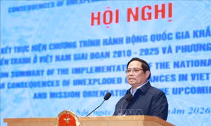 Hoàn thành làm sạch toàn bộ diện tích đất bị ô nhiễm bom mìn vào năm 2045