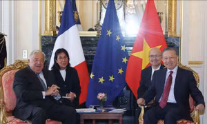 Tổng Bí thư, Chủ tịch nước Tô Lâm hội kiến Chủ tịch Thượng viện Pháp Gérard Larcher
