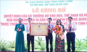 Nghệ thuật Nói thơ Vân Tiên là di sản văn hóa phi vật thể cấp quốc gia