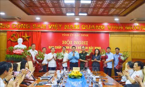Công bố kiện toàn nhiều vị trí lãnh đạo chủ chốt tỉnh Bắc Ninh