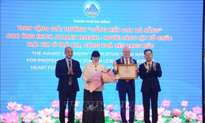 Vợ chồng nhà khoa học người Đức nhận giải 'Cống hiến cho Đà Nẵng'