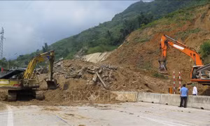 Lào Cai: Dự kiến ngày 11/10 sẽ thông xe tuyến đoạn Tỉnh lộ 155 dẫn lên cầu Móng Sến