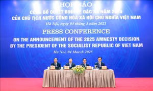 Họp báo công bố Quyết định về đặc xá năm 2025 của Chủ tịch nước
