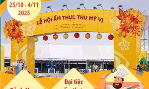 Hội chợ Mùa thu lần thứ nhất - năm 2025: Khu ẩm thực 'Thu mỹ vị'