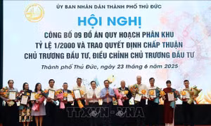 Công bố quy hoạch phân khu và trao quyết định đầu tư dự án ở thành phố Thủ Đức