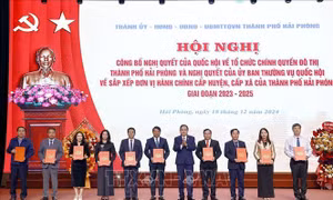 Chủ tịch Quốc hội: Hải Phòng thực hiện đồng bộ, hiệu quả, hoàn thiện mô hình tổ chức chính quyền đô thị