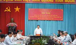 Thông qua Dự thảo báo cáo kết quả kiểm tra đối với Ban Thường vụ Tỉnh ủy Bến Tre