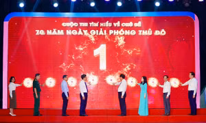Hà Nội phát động cuộc thi tìm hiểu về chủ đề 70 năm Ngày Giải phóng Thủ đô