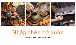 Nhấp chén trà xuân