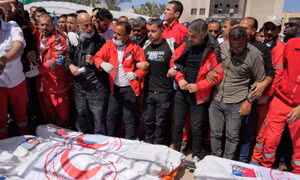 Quân đội Israel công khai nhận lỗi vụ sát hại 15 nhân viên y tế, cứu trợ tại Gaza