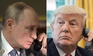 Điện Kremlin: Tổng thống Nga, Mỹ điện đàm về xung đột Ukraine