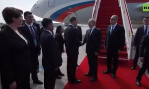 Video Tổng thống Putin đến Trung Quốc dự lễ kỷ niệm Ngày Chiến thắng