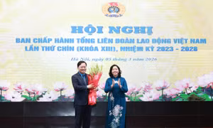 Ông Nguyễn Anh Tuấn được bầu giữ chức Chủ tịch Tổng Liên đoàn Lao động Việt Nam