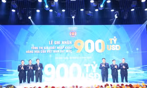 Hải quan thông tin ‘kim ngạch xuất nhập khẩu cán mốc 900 tỷ USD’ 