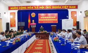 Ban chỉ đạo Phòng không nhân dân Trung ương làm việc tại tỉnh Bạc Liêu