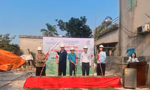 ‘An Ngọc Yêu nông sản’ tài trợ xây dựng nhà tình nghĩa cho bà Nguyễn Thị Chiên tại Quỳnh Giao, Quỳnh Phụ, Thái Bình