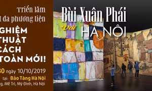 Triển lãm tranh Bùi Xuân Phái sử dụng công nghệ 3D mapping và ánh sáng đặc biệt