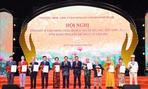 Hà Nội: 13 cá nhân được tặng danh hiệu 'Người tốt, việc tốt' năm 2023