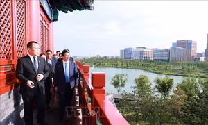 Thủ tướng Phạm Minh Chính thăm Khu mới Hùng An, tỉnh Hà Bắc, Trung Quốc