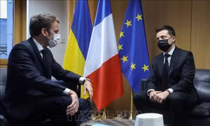Lãnh đạo Ukraine và Pháp thảo luận hợp tác theo định dạng Normandy