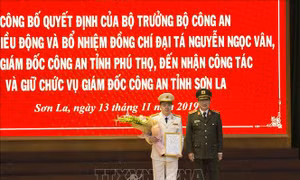 Công bố quyết định điều động và bổ nhiệm Giám đốc Công an tỉnh Sơn La 