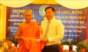 Trưởng lão Hòa thượng Chau Ty được suy tôn Phó Pháp chủ Hội đồng Chứng minh Giáo hội Phật giáo Việt Nam