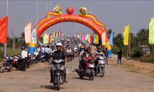 Khánh thành cầu Tân An bắc qua kênh Xáng