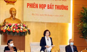 Ủy ban Thường vụ Quốc hội cho ý kiến về biện pháp hỗ trợ người dân gặp khó khăn do đại dịch COVID-19