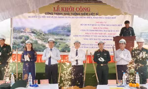 Tri ân cán bộ, chiến sĩ hy sinh khi làm nhiệm vụ tại Nhà máy Thủy điện Rào Trăng 3